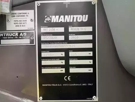 Teleskoplæsser (rotor) 2020  Manitou MRT2150P+ ST4 S2 (10)