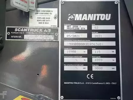 Chariots téléscopiques rotatifs 2021  Manitou MRT2550P+ ST4 (11)
