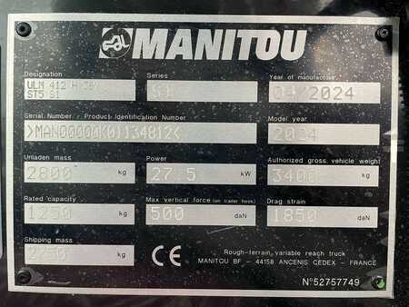 Teleskoptruck rundsving 2024  Manitou ULM412H COMFORT ST5 (10)