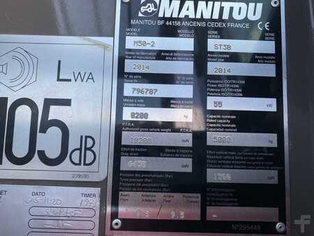Carretilla elevadora diésel 2014  Manitou M50-2 ST3B (9)