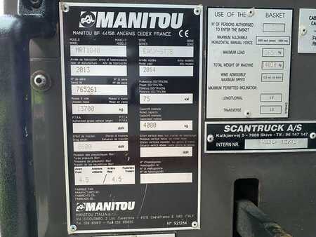 Chariot télescopique rotatif 2013  Manitou MRT1840 EASY (10)