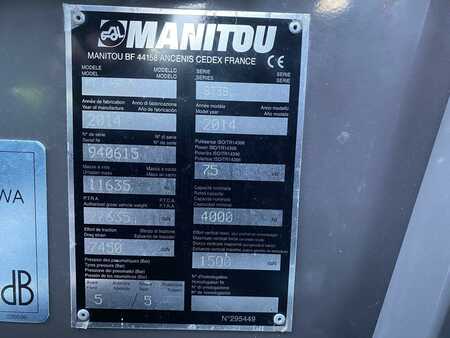 Empilhador telescópico giratório  2014  Manitou MT1440A (10)
