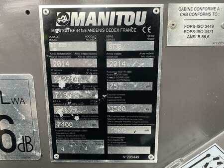 Chariot télescopique rotatif 2014  Manitou MT835 ST3B (10)