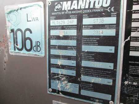 Chariot télescopique rotatif 2014  Manitou MLT629-24 PREMIUM (15)
