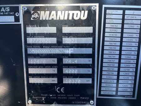 Chariot télescopique rotatif 2021  Manitou MT1840A ST5 (10)