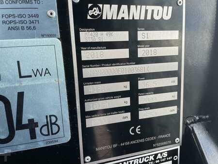 Empilhador telescópico giratório  2018  Manitou MT420H Comfort (11)