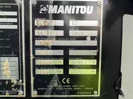 Teleskoptruck rundsving 2020  Manitou MLT940-140V+ ELITE (12)