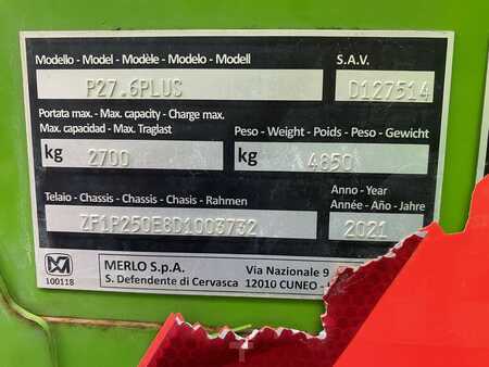 Sollevatori telescopici rotativi 2021  Merlo P27.6 PLUS (10)