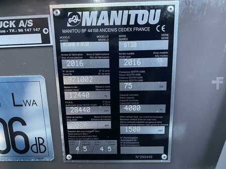 Ładowarka teleskopowa rotacyjna 2016  Manitou MT1840A ST3B (10)