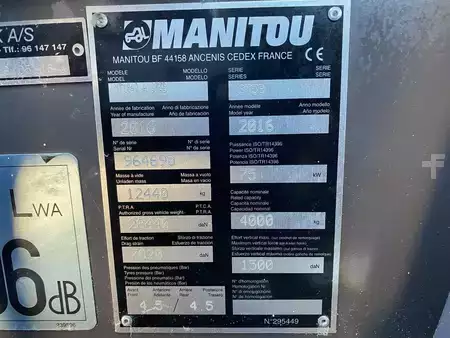 Teleskoplæsser (rotor) 2016  Manitou MT1840A ST3B (10)
