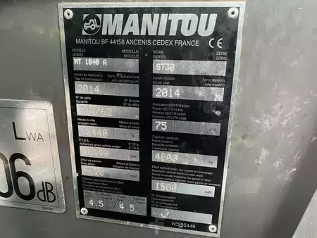 Telehandler Rotating 2014  Manitou MT1840A (10)