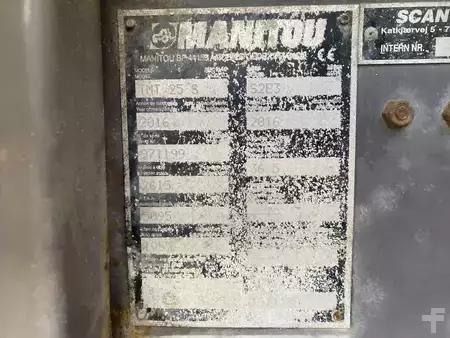 Chariots élévateurs transportables 2016  Manitou TMT25S (11)