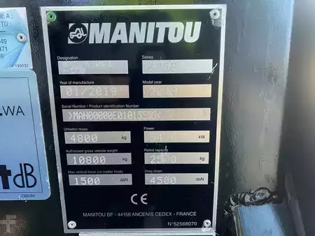 Empilhador telescópico giratório  2019  Manitou MT625H COMFORT (10)