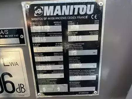 Empilhador telescópico giratório  2016  Manitou MT1440A ST3B (10)