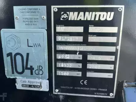 Sollevatori telescopici rotativi 2019  Manitou MLT625 (10)