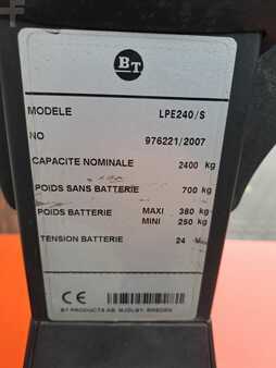 Transpallet elettrici 2007  BT LPE240/S - 24V/375Ah - 2020r (5)