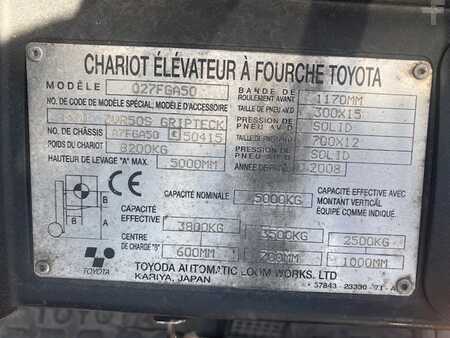 Chariots élévateurs GPL 2008  Toyota 02-7FGA50 - technically ready! (11)
