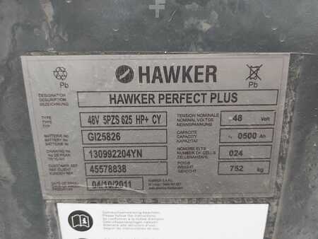 Carrelli elettrici 3 ruote 2008  Nissan 1N1L18Q - 48V/500AH - 2018 (13)