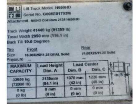 Eléctrica de 4 ruedas 2014  Hyster H650HD (6) 