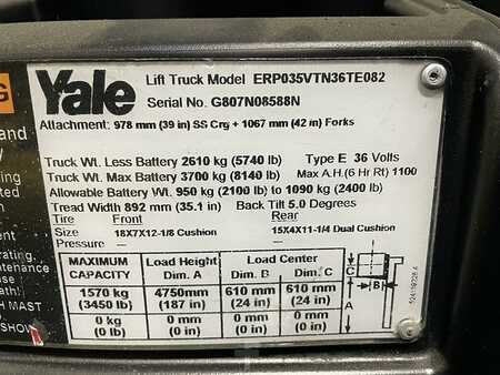 Eléctrica de 4 ruedas 2015  Yale ERP035VT (2)