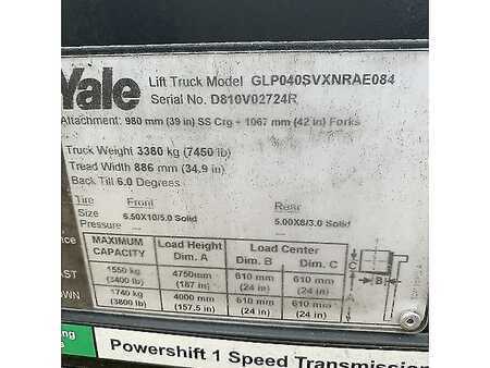 Propane Forklifts - Yale GP040SVX (2)