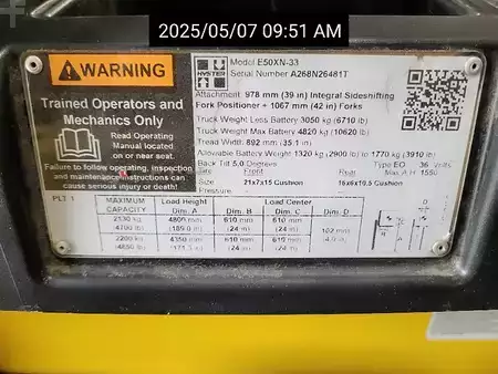 4-Wheel Electric 2019  Hyster E50XN (5)
