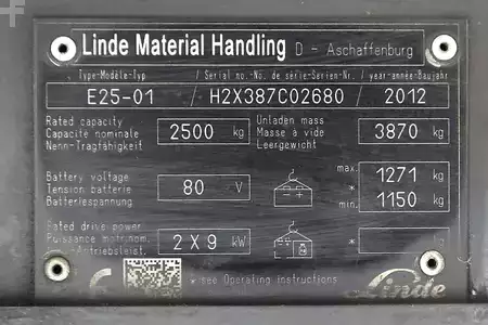 Eléctrica de 4 ruedas 2012  Linde E-25-01 (387) (4)