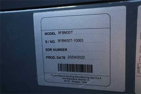 Toyota 9FBM30T Valid inspection, *Guarantee! Electric, 47