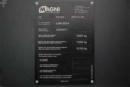 Magni RTH 6.25 Valid inspection, *Guarantee! 6t Cap. 25m