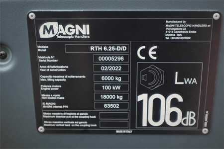Manipulador fijo  Magni RTH 6.25 Valid inspection, *Guarantee! 6t Cap. 25m (7) 