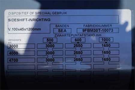 Carretilla elevadora diésel  Toyota 9FBM30T Valid inspection, *Guarantee! Electric, 47 (13) 