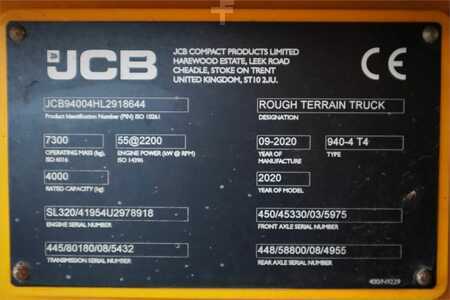 Rough Terrain Forklifts  JCB 940-4 T4 Valid inspection, *Guarantee! Diesel, 4x4 (6) 