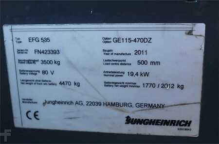 Chariot élévateur diesel  Jungheinrich EFG 535K Electric, Lifting Height 4700mm, Freelift (7) 