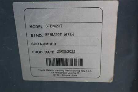 Diesel Forklifts  Toyota 8FBM20T Valid inspection, *Guarantee! Electric, 47 (13) 