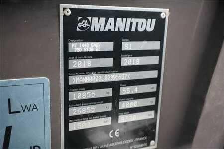 Telescopic forklift rigid  Manitou MT1440 EASY Valid inspection, *Guarantee! Diesel, (6) 