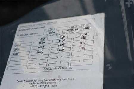 Dieselový VZV - Toyota 8FBM16T Valid inspection, *Guarantee! Electric, 5 (16)
