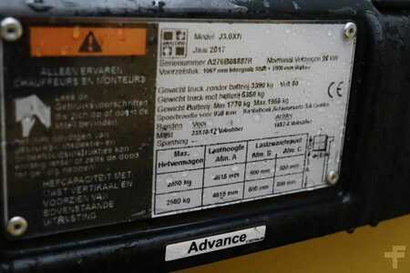 Empilhador diesel - Hyster J3.0XN Valid inspection, *Guarantee! 3t Electric F (8)
