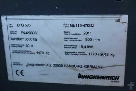 Wózki widłowe diesel - Jungheinrich EFG535 Electric, Lifting Height 4700mm, Freelift 1 (7)