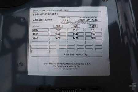Dieselový VZV - Toyota 8FBM16T Valid inspection, *Guarantee! Electric, 55 (16)