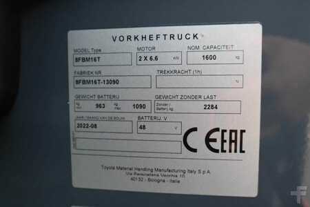 Dieseltrukki - Toyota 8FBM16T Valid inspection, *Guarantee! Electric, 55 (17)