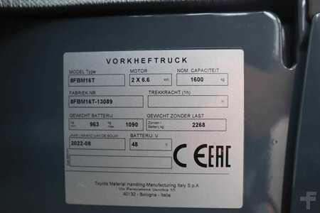 Dieselový VZV - Toyota 8FBM16T Valid inspection, *Guarantee! Electric, 55 (15)