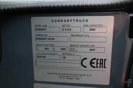 Empilhador diesel - Toyota 8FBM20T Valid inspection, *Guarantee! Electric, 47 (12)