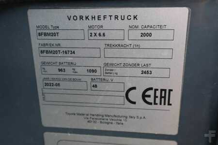 Dieselstapler - Toyota 8FBM20T Valid inspection, *Guarantee! Electric, 47 (16)