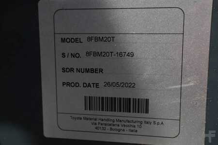 Toyota 8FBM20T Valid inspection, *Guarantee! Electric, 47