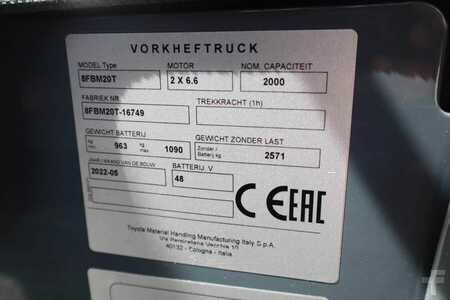 Dízel targoncák - Toyota 8FBM20T Valid inspection, *Guarantee! Electric, 47 (6)
