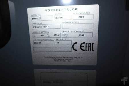 Empilhador diesel - Toyota 8FBM20T Valid inspection, *Guarantee! Electric, 47 (8)