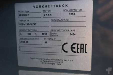 Diesel heftrucks - Toyota 8FBM20T Valid inspection, *Guarantee! Electric, 47 (6)