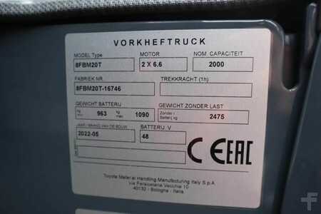 Dízel targoncák - Toyota 8FBM20T Valid inspection, *Guarantee! Electric, 47 (18)