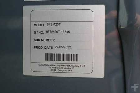 Empilhador diesel - Toyota 8FBM20T Valid inspection, *Guarantee! Electric, 47 (10)