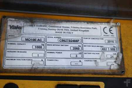 Diesel Forklifts - Yale MO10E AC Electric, 1000kg Capacity, 3.80m Lifting (6)